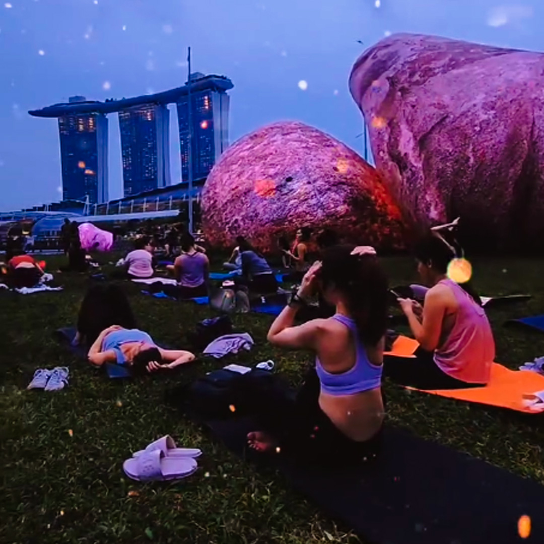 Joined the I-Light Festival open yoga with our guests. Awesome times, awesome night!