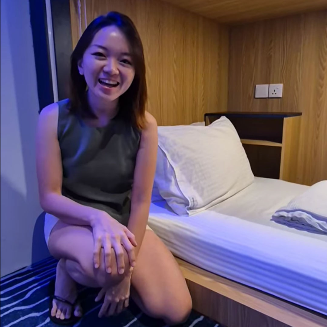 Let's take a look and Bluewaters Female-Only Hostel, the one and only female only hostel in Singapore. Our deluxe pod is one that is really spacious and affordable. Look us up on any of your preferred booking platform!